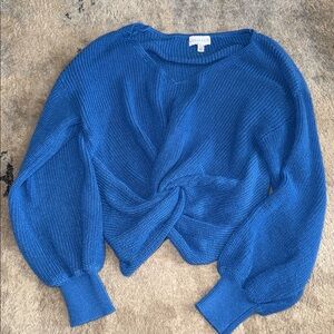 Lucy Paris Front Twist Sweater Size Small